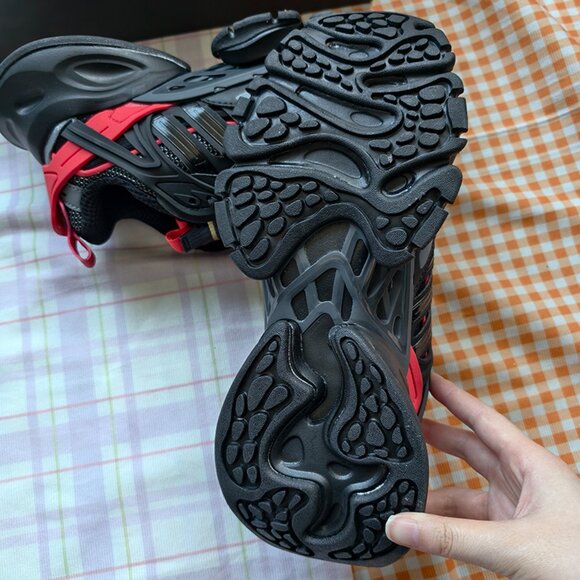 Adidas Black/Red Chunky Shoes - Picture 7 of 8
